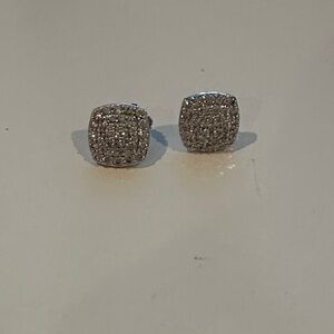 Nadri pave stud earrings